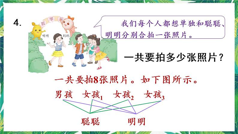 人教版数学三下 8 数学广角——搭配问题（二） 练习二十二 课件07