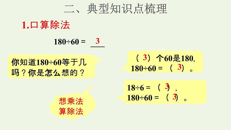 四年级数学上册6除数是两位数的除法复习提升课件新人教版第7页