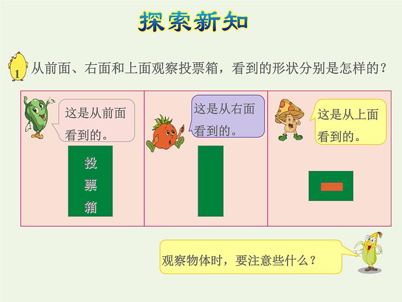 四年级数学上册三观察物体第1课时观察物体一授课课件苏教版05