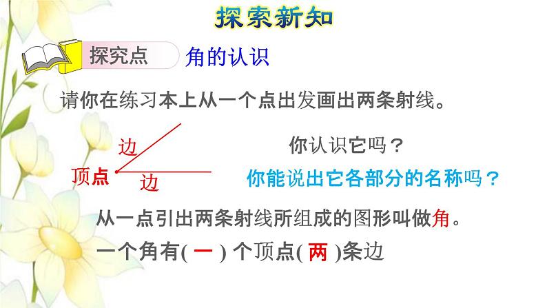 四年级数学上册3角的度量3.2角的认识授课课件新人教版第3页