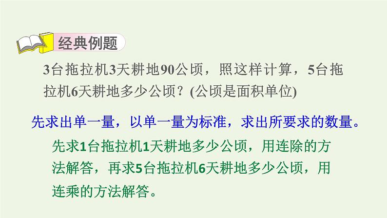 四年级数学上册提分专项第2招巧解归一和归总问题课件苏教版第3页