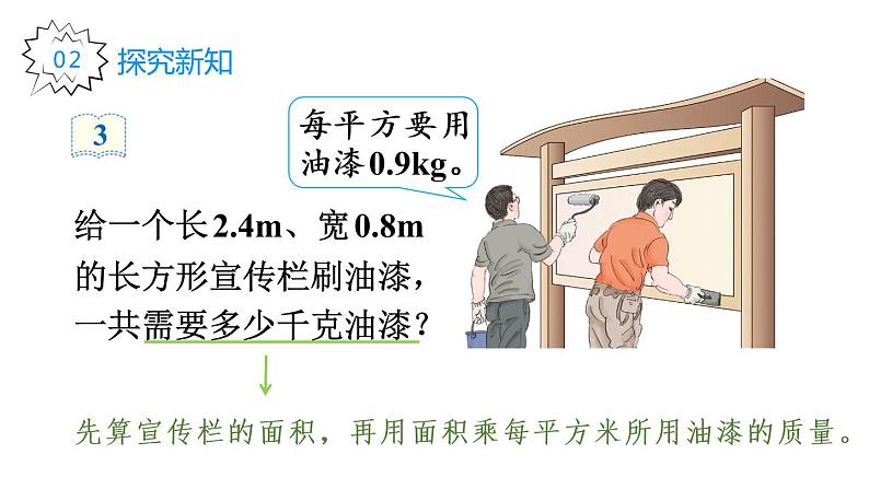 人教版五年级数学上册 第1单元 第2课时 小数乘小数 教学课件第4页