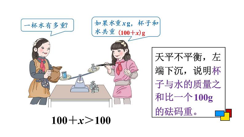 人教版五年级数学上册 第5单元 解简易方程 第1课时 方程的意义 教学课件第8页