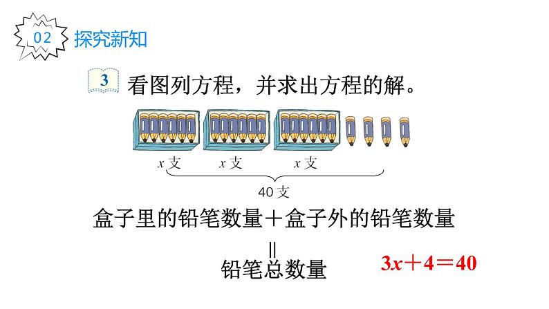 人教版五年级数学上册 第5单元 解简易方程 第5课时 解方程(3) 教学课件03