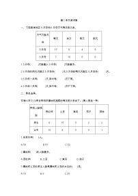 小学人教版3 复式统计表单元测试当堂检测题