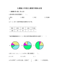 人教版六年级上册数学期末试卷带答案（模拟题）