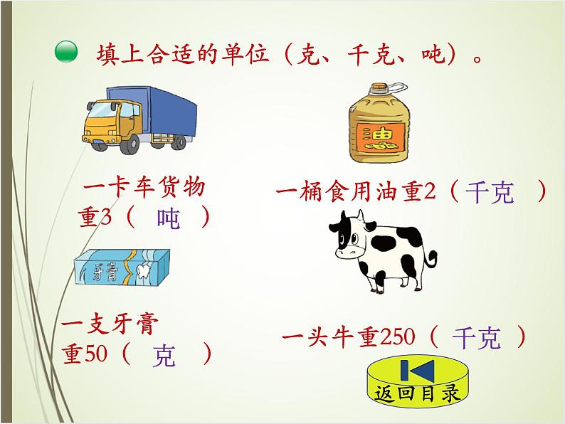 北师大版数学三下4.2 1吨有多重ppt课件+教案+同步练习06