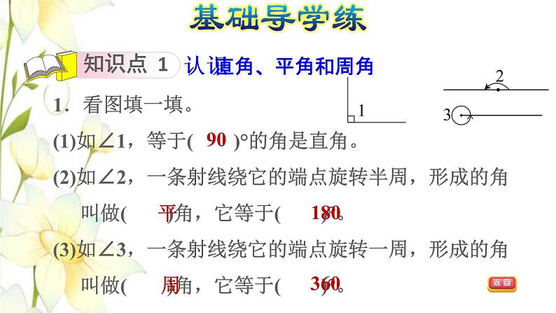 四年级数学上册3角的度量3.4角的分类习题课件新人教版04