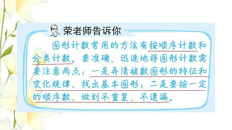 四年级数学上册3角的度量第4招用图形计数法解决问题新人教版课件PPT第2页