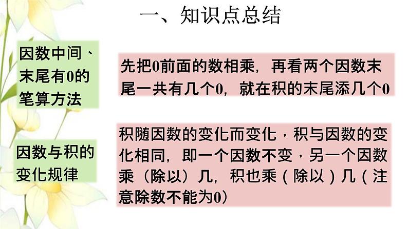 四年级数学上册4三位数乘两位数复习提升课件新人教版第4页