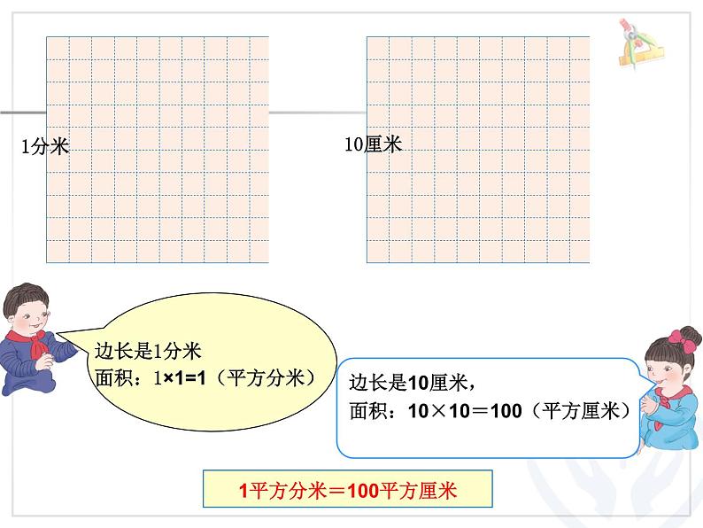 《面积单位间的进率》PPT第3页