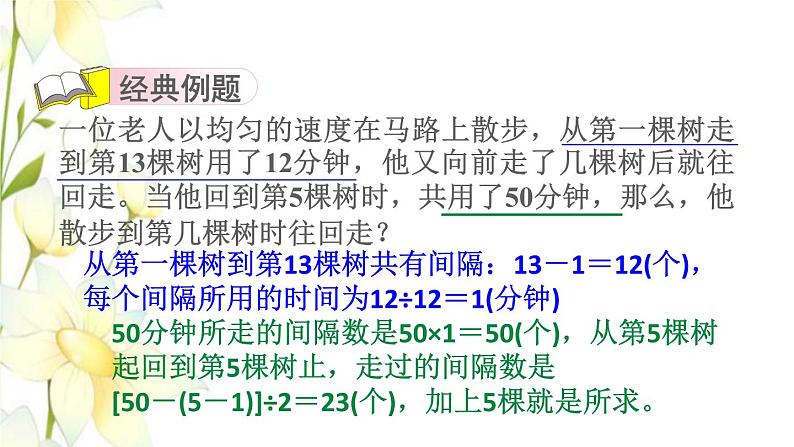 四年级数学上册第8单元新校服__条形统计图第15招植树问题的应用课件青岛版六三制03