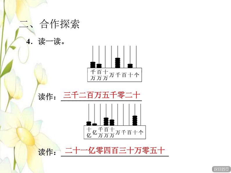 四年级数学上册第1单元大数知多少__万以上数的认识第2课时万以上数的读法授课课件青岛版六三制08