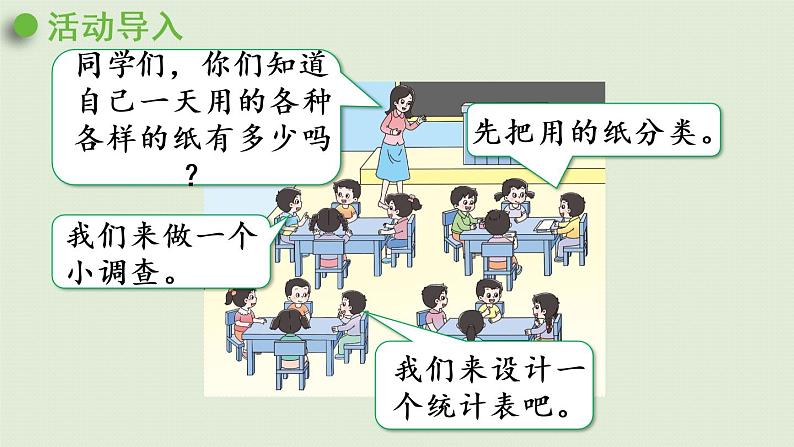 西师大版三年级数学下册 第六单元 第3课时 一天用的纸 课件03