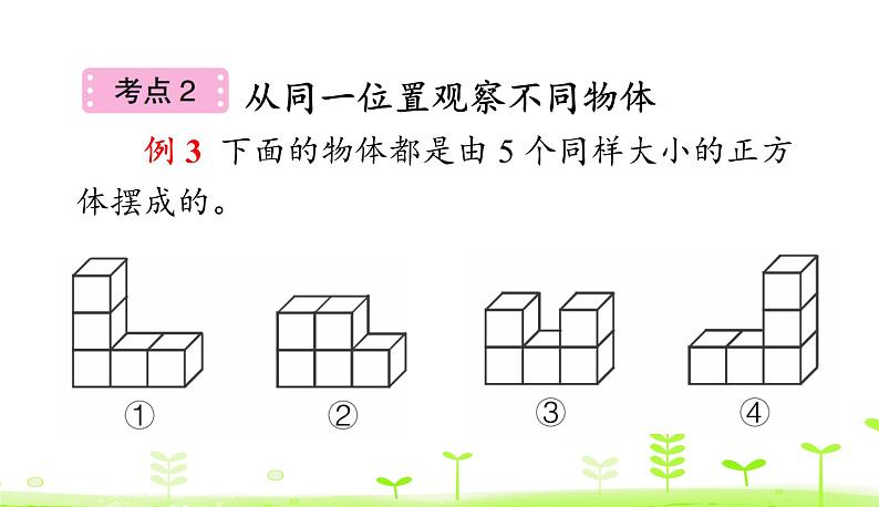 人教数学四年级下册第2单元 观察物体（二）整理和复习第7页