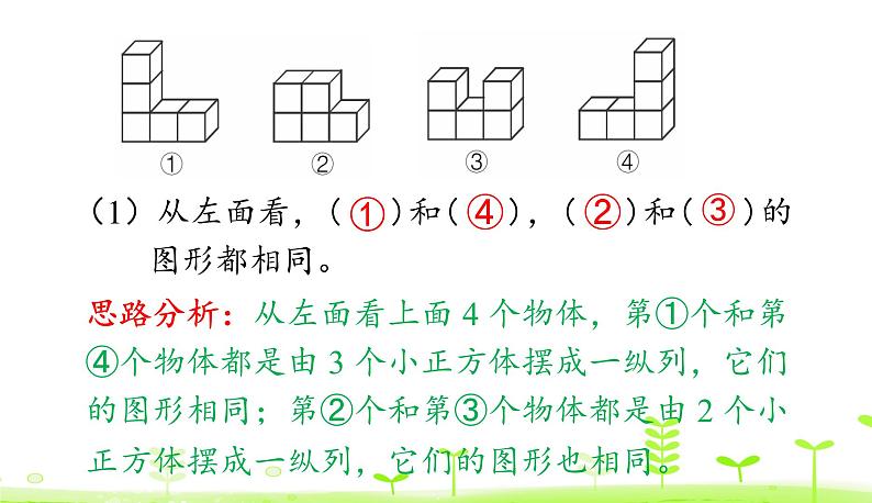 人教数学四年级下册第2单元 观察物体（二）整理和复习第8页