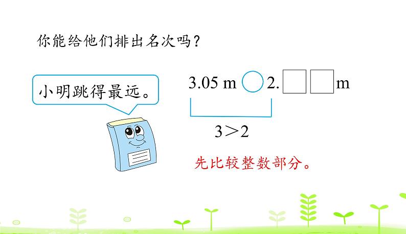 人教数学四年级下册 第4单元 小数的意义和性质4.4 小数的大小比较第5页