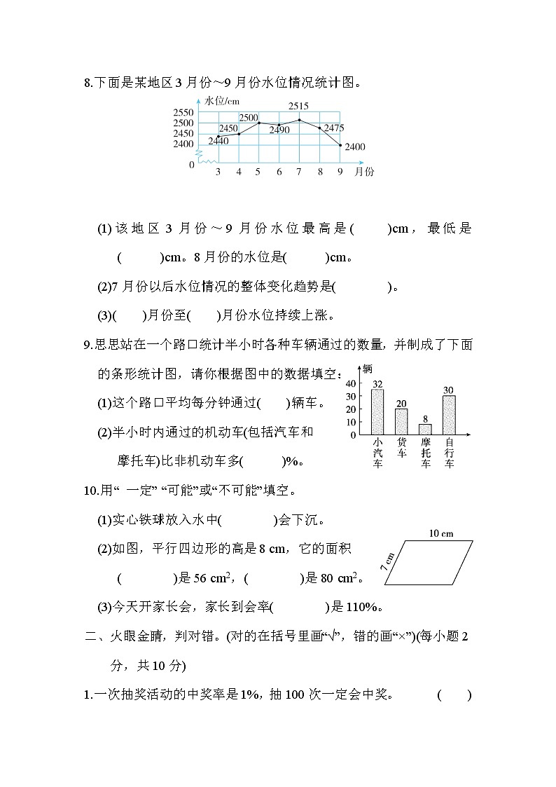 2022年人教版小学数学六年级小升初专题复习卷3（含答案）第2页