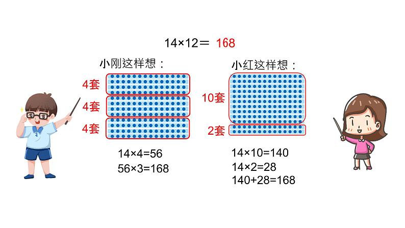 人教新课标三年级下册《两位数乘两位数》课件第8页