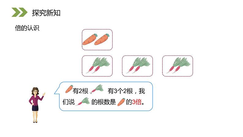 人教版小学数学三年级上册《倍的认识——倍的认识》课件PPT第6页