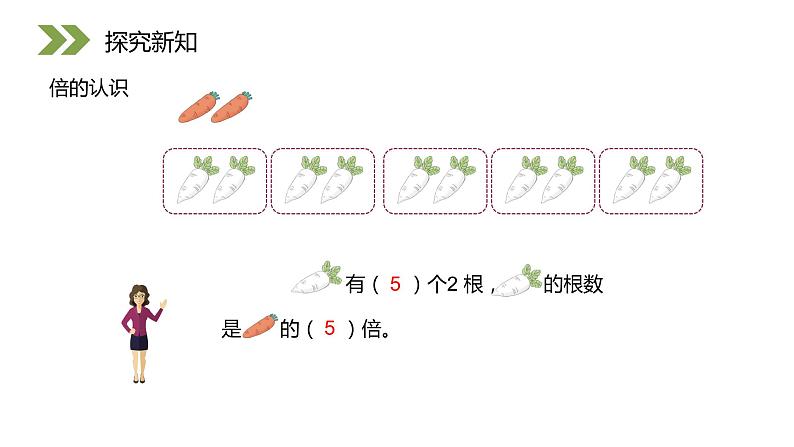 人教版小学数学三年级上册《倍的认识——倍的认识》课件PPT第8页