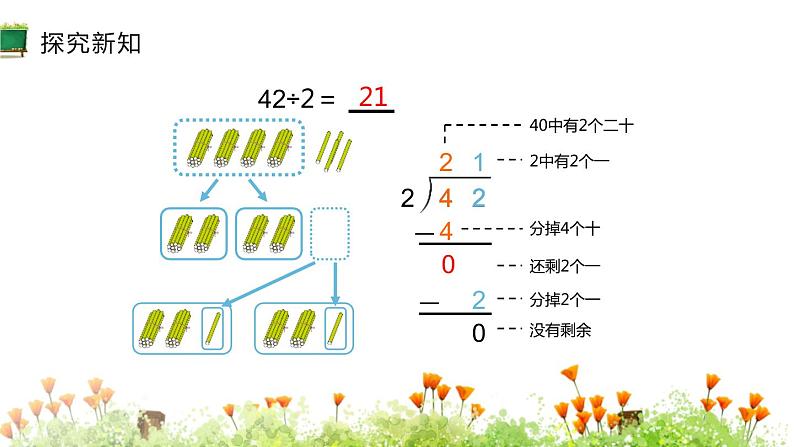 人教版数学三年级下册《除数是一位数的除法——两位数除一位数》课件PPT第6页