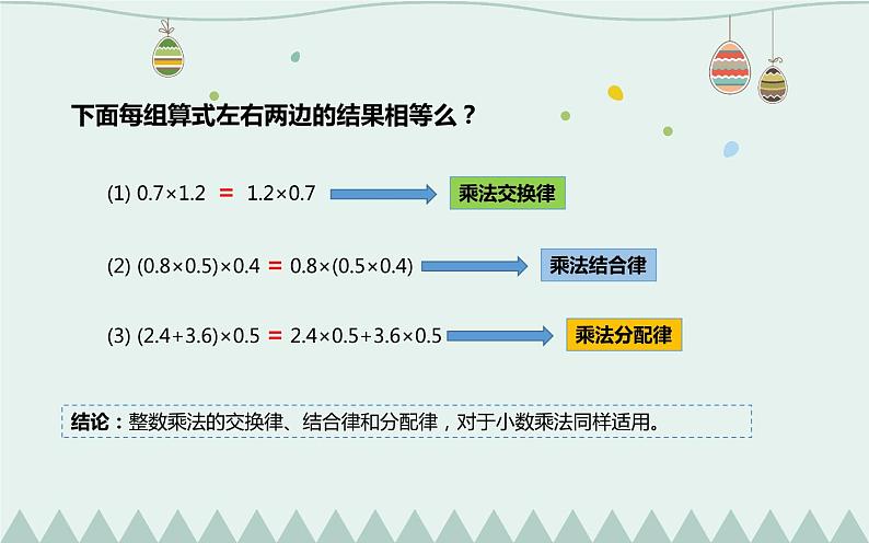 互动课件-整数乘法运算定律推广到小数乘法第6页