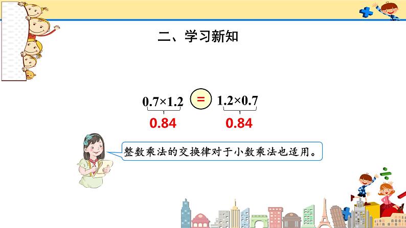 人教版小学数学五年级上册《小数乘法——整数乘法运算定律推广到小数》课件PPT第4页