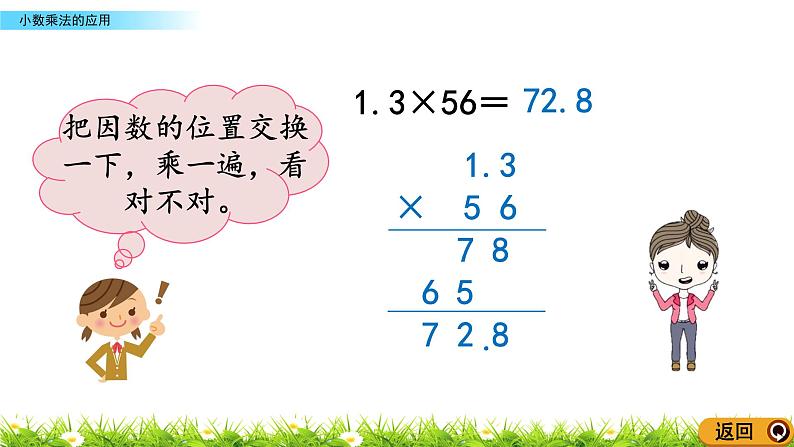 人教版数学五年级上册《小数乘小数——小数乘法的应用》课件07