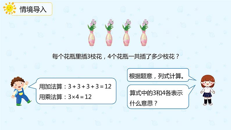 数学人教版四年级下册第一单元第2课时《乘、除法的意义和各部分间的关系》课件PPT第3页