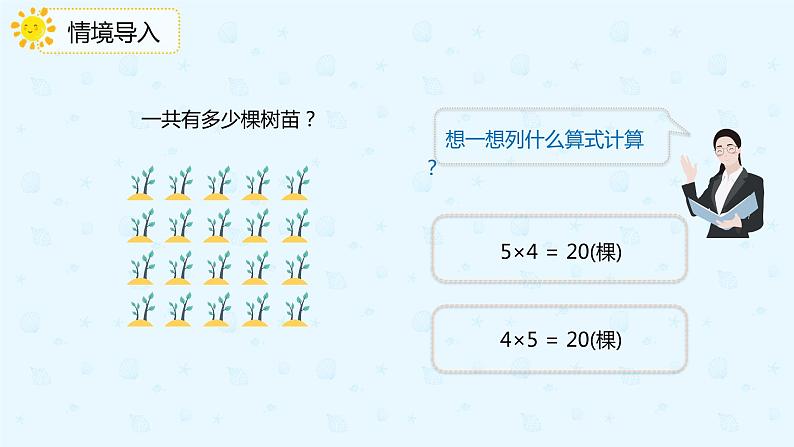 数学人教版四年级下册第三单元第4课时《乘法交换律与结合律》课件PPT第3页