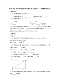 2020-2021学年湖南省邵阳市邵东市六年级（上）期末数学试卷（含答案）