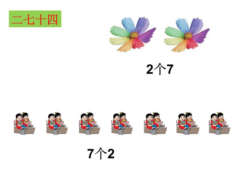 二年级上册数学课件 五 表内乘法和除法（二）_7的乘法口诀 北京版05