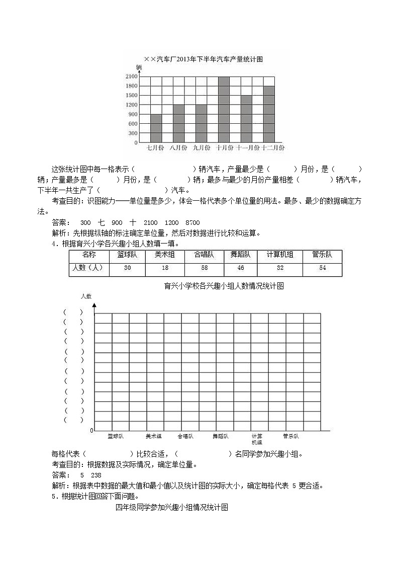 人教版四年级数学上册 第一学期期末复习综合检测试题测试卷 (145)第2页