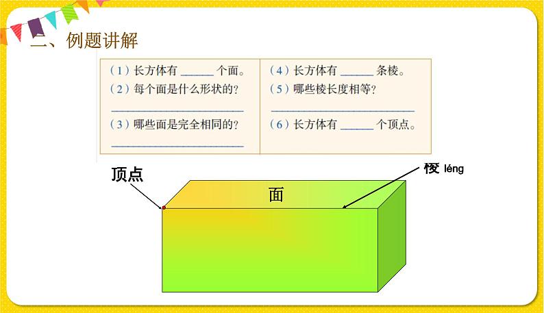 人教版五年级下册数学第三单元——第1课时 长方体的认识课件PPT第5页