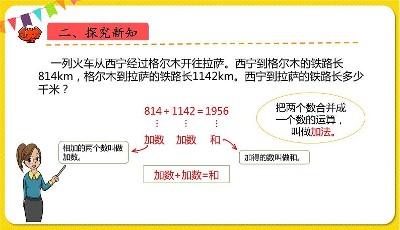 人教版四年级下册第一单元——第1课时  加减法的意义和各部分间的关系课件PPT第5页