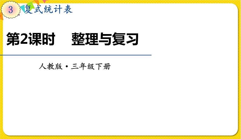 人教版三年级下册数学第三单元——第2课时  整理与复习课件PPT第1页