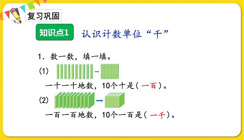 第2课时 1000以内数的认识习题课第2页