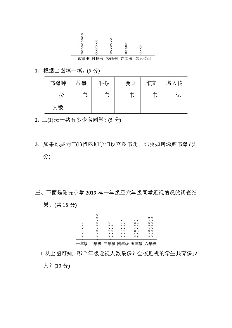 2022年北师大版小学数学三年级下册期末专项能力提升卷03（含答案）第2页