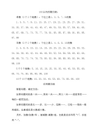 一年级数学（下册）整理归纳练习题