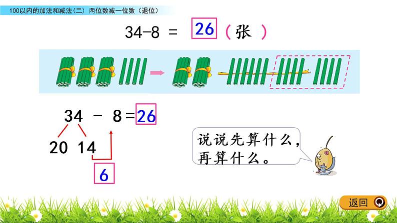 6.4 两位数减一位数（退位）课件PPT06