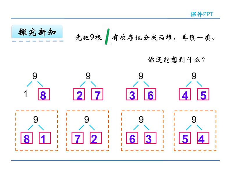 7.3  8、9的分与合课件PPT第8页