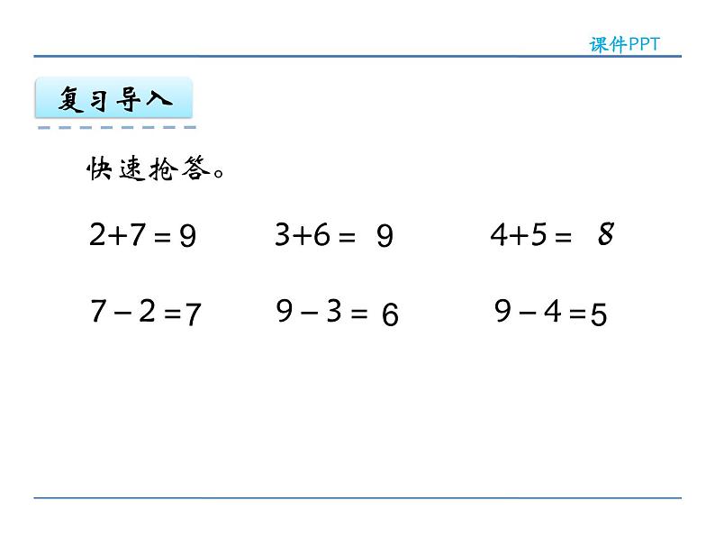 8.8 得数是9的加法和减法课件PPT04