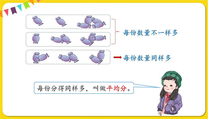 第1课时 认识平均分讲授课第7页
