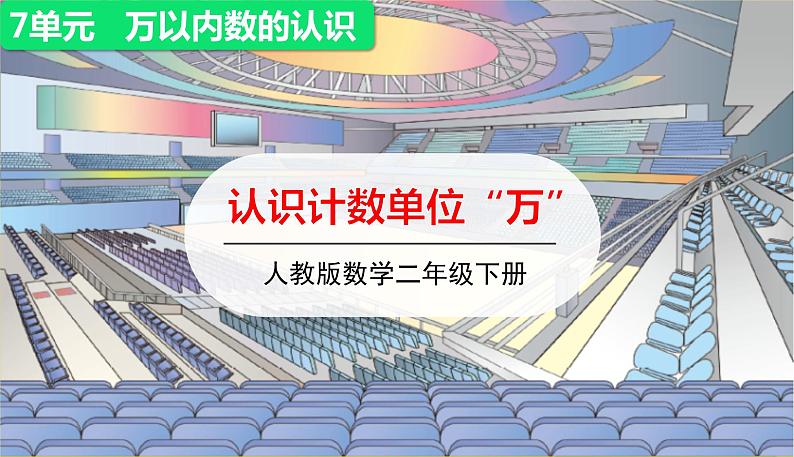 人教版二年级下册数学——第七单元第4节 认识计数单位“万”【授课件+习题课件】01