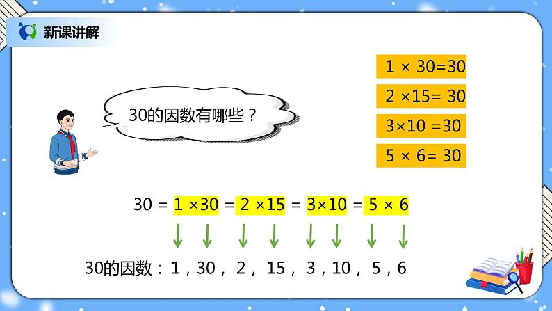 人教版数学五下2.2《因数和倍数的认识（2）》PPT课件第8页