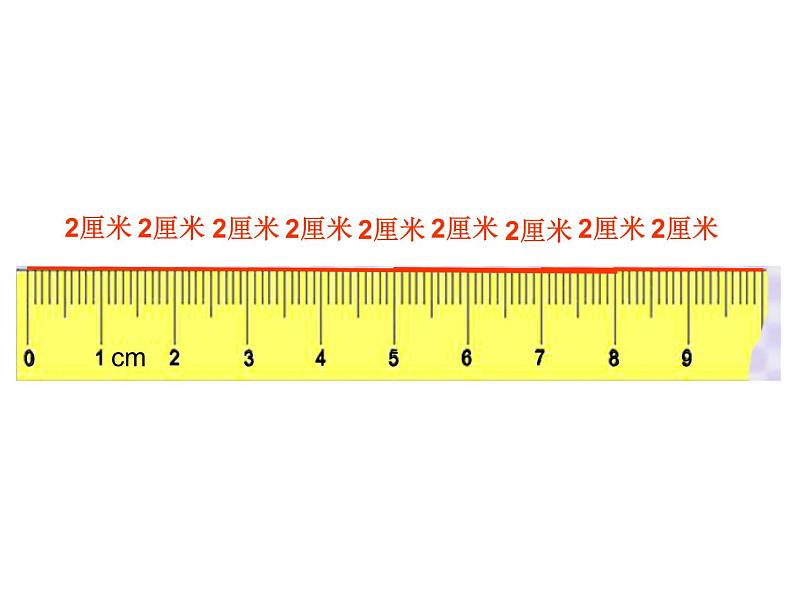 2、认识厘米 (1)课件PPT第8页