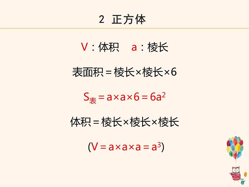 人教版 数学 六（下）实用知识：小学数学公式大全——图形计算公式课件PPT第3页