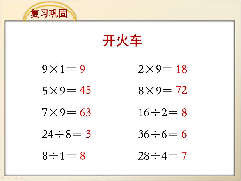 《用9的口诀求商》教学课件第2页