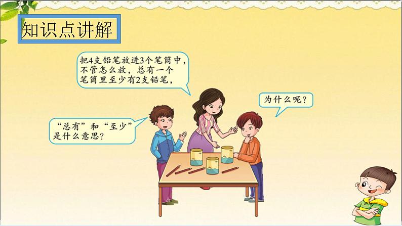 人教版 数学 六（下）知识点PPT：11.“抽屉原理”(一)第3页